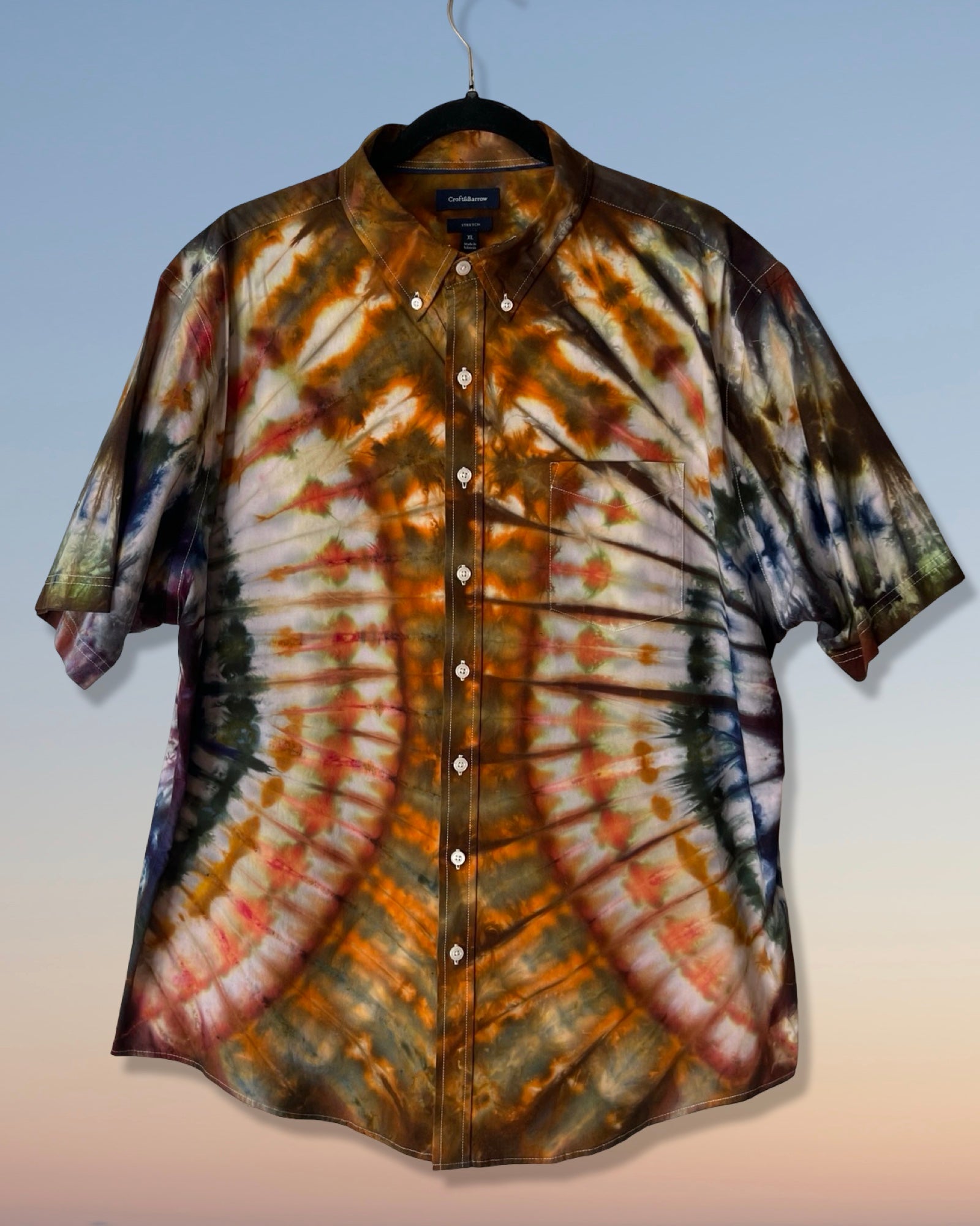 rainbow side fan fold