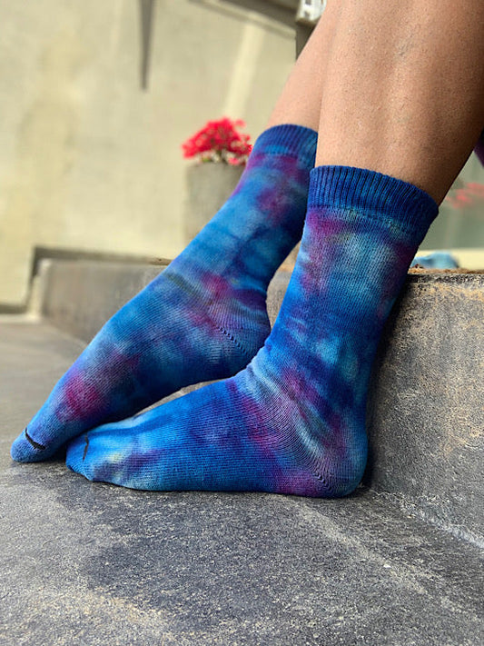 Tangled Up In Blue Tie Dye Organic Cotton