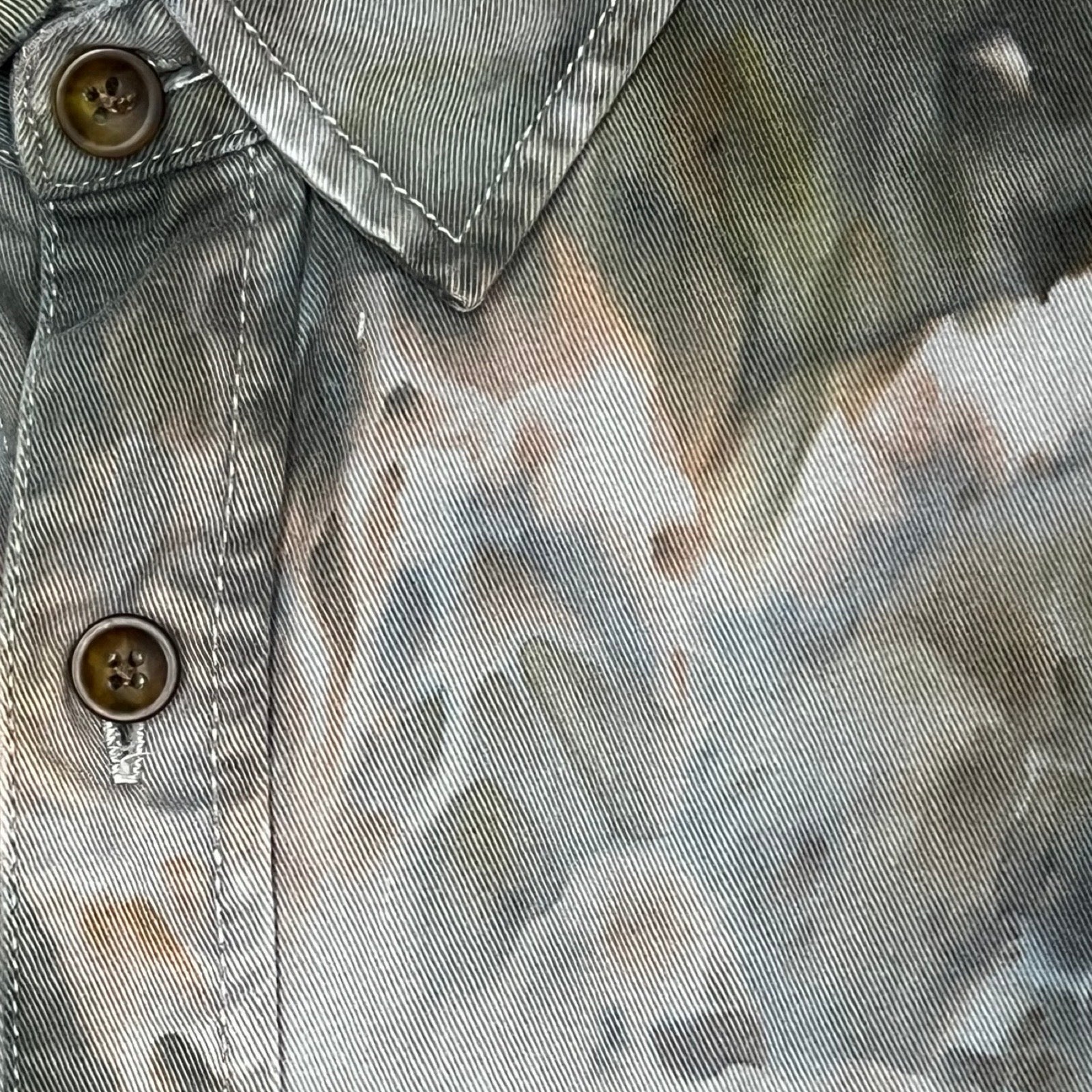 long sleeve button down stormy sky