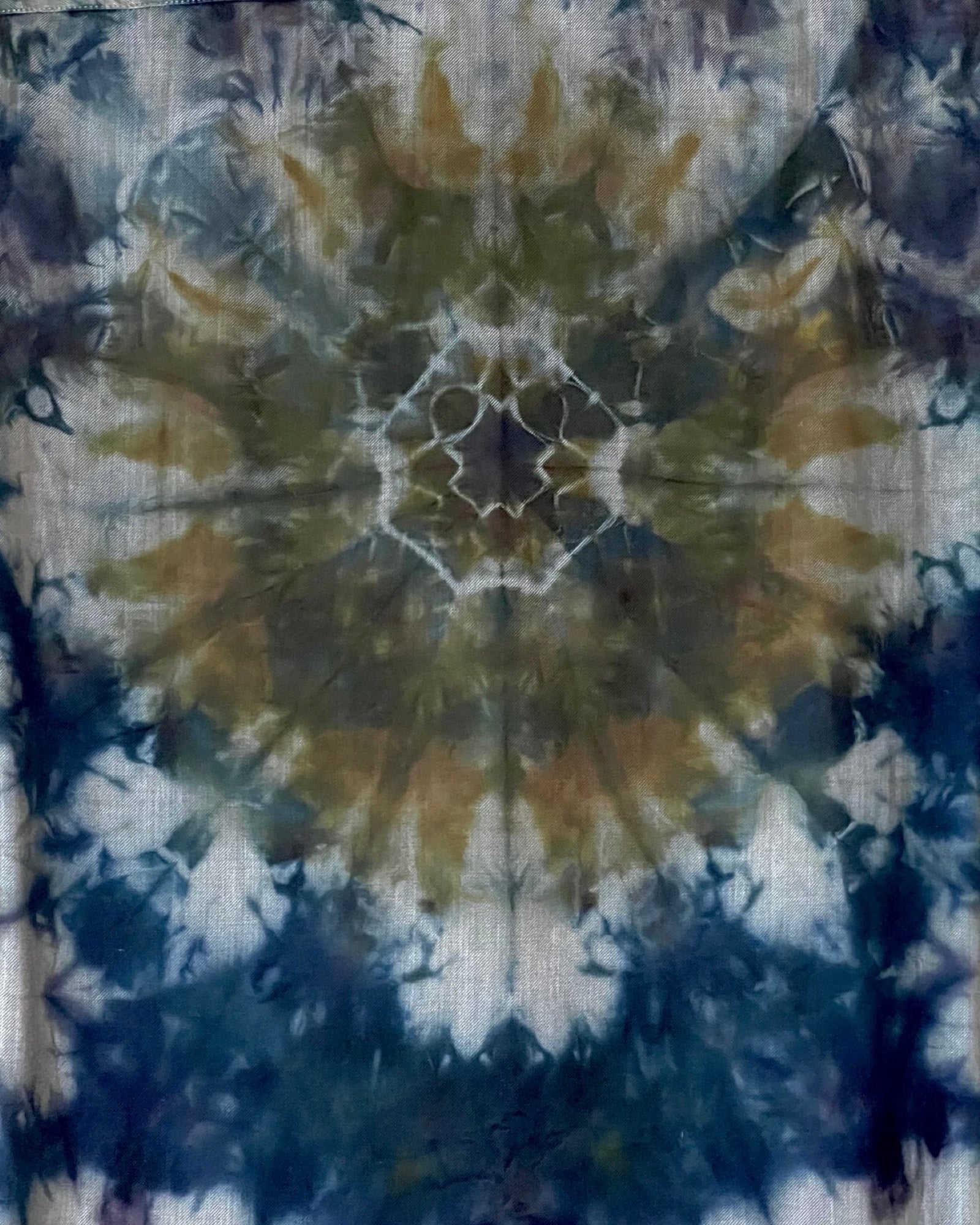 long sleeve reverse ice dyed Italian mens dress shirt