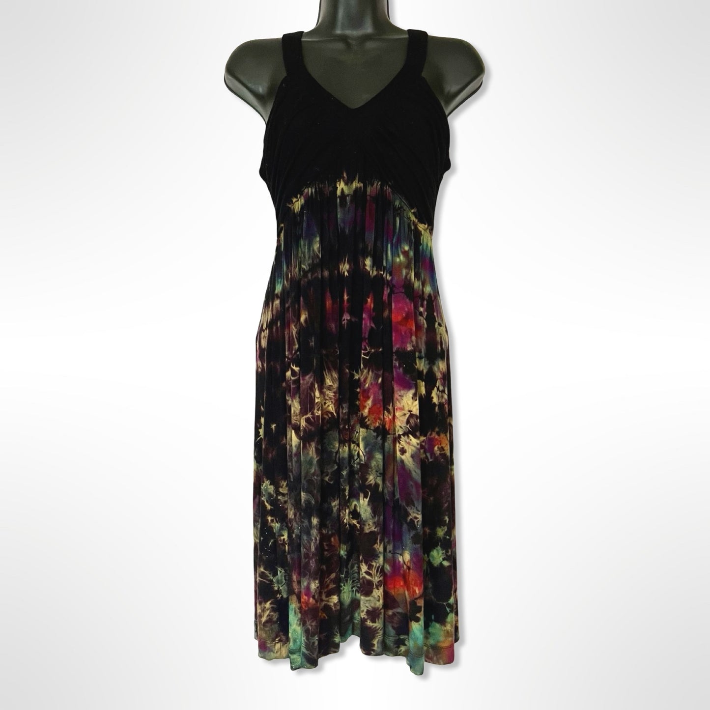 Reverse Tie Dye Tank Dress - Small