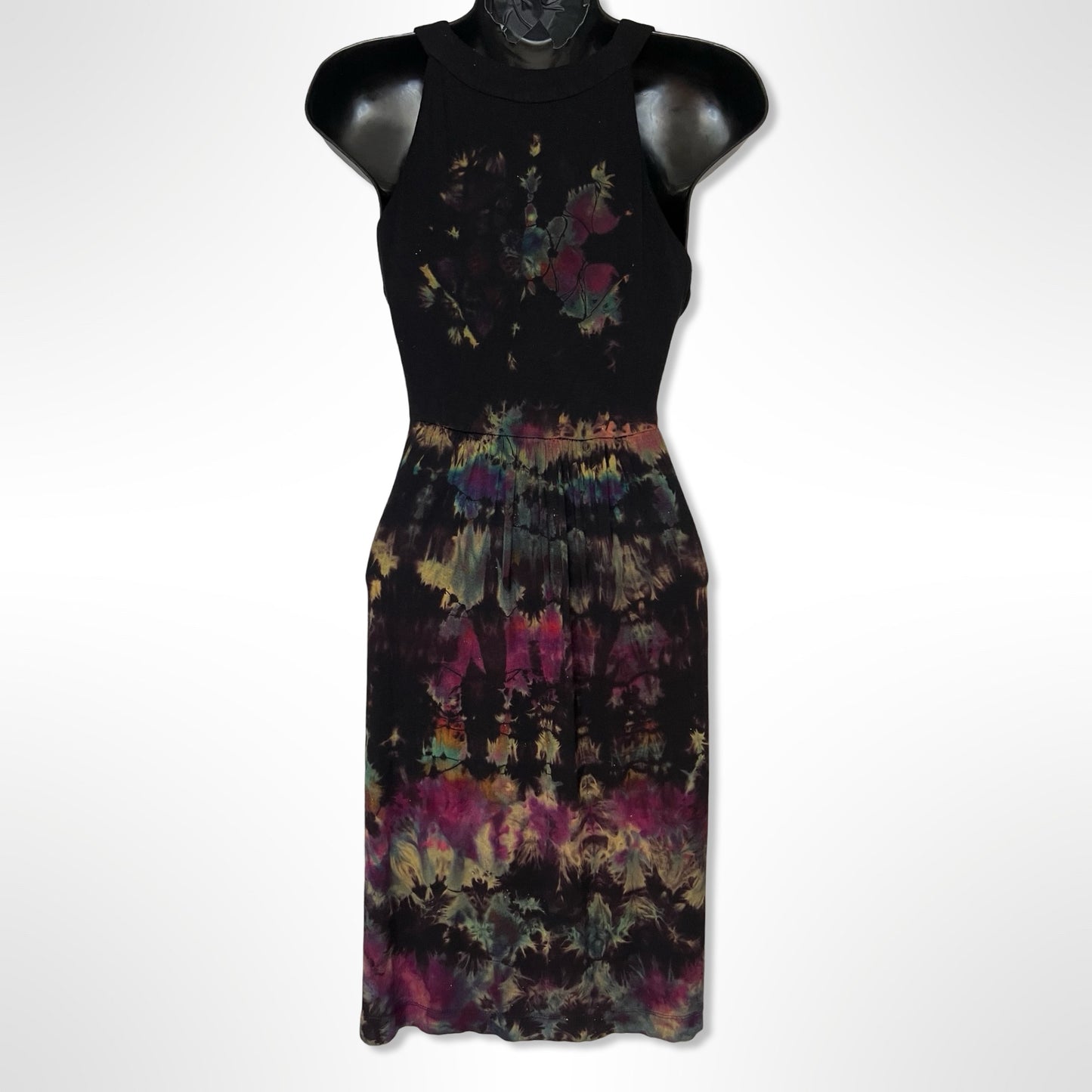 Reverse Tie Dye Tank Dress - Small