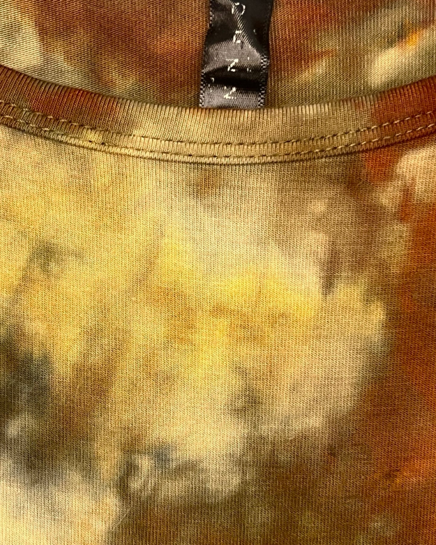 Tie Dye Short Sleeve Dolman Style Tee - Desert Dream - 2XL