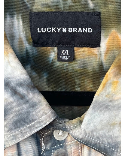 Short Sleeve Pearl Snap Shirt - Bronze Western - 2XL