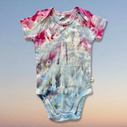 Tie Dye Baby One Piece - Organic Cotton - Cosmic Dust