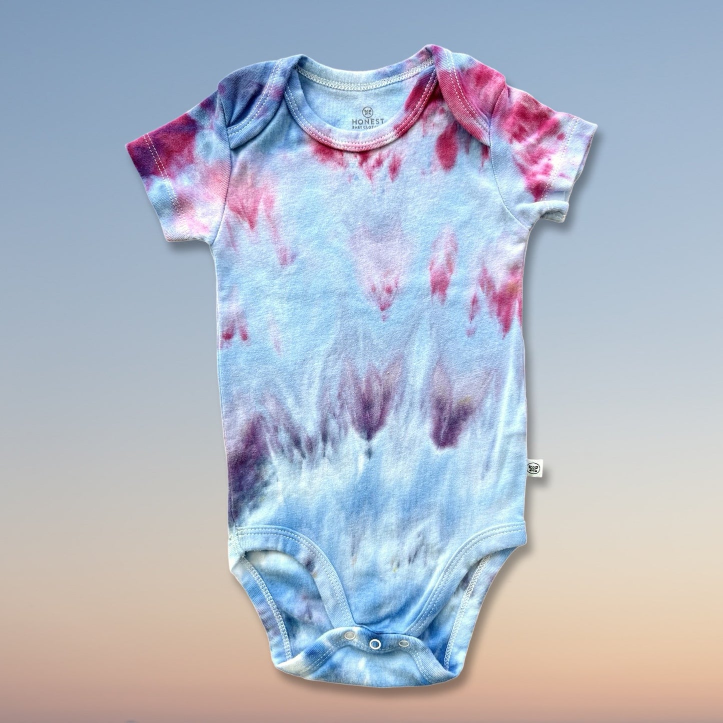 Tie Dye Baby One Piece - Organic Cotton - Cosmic Dust