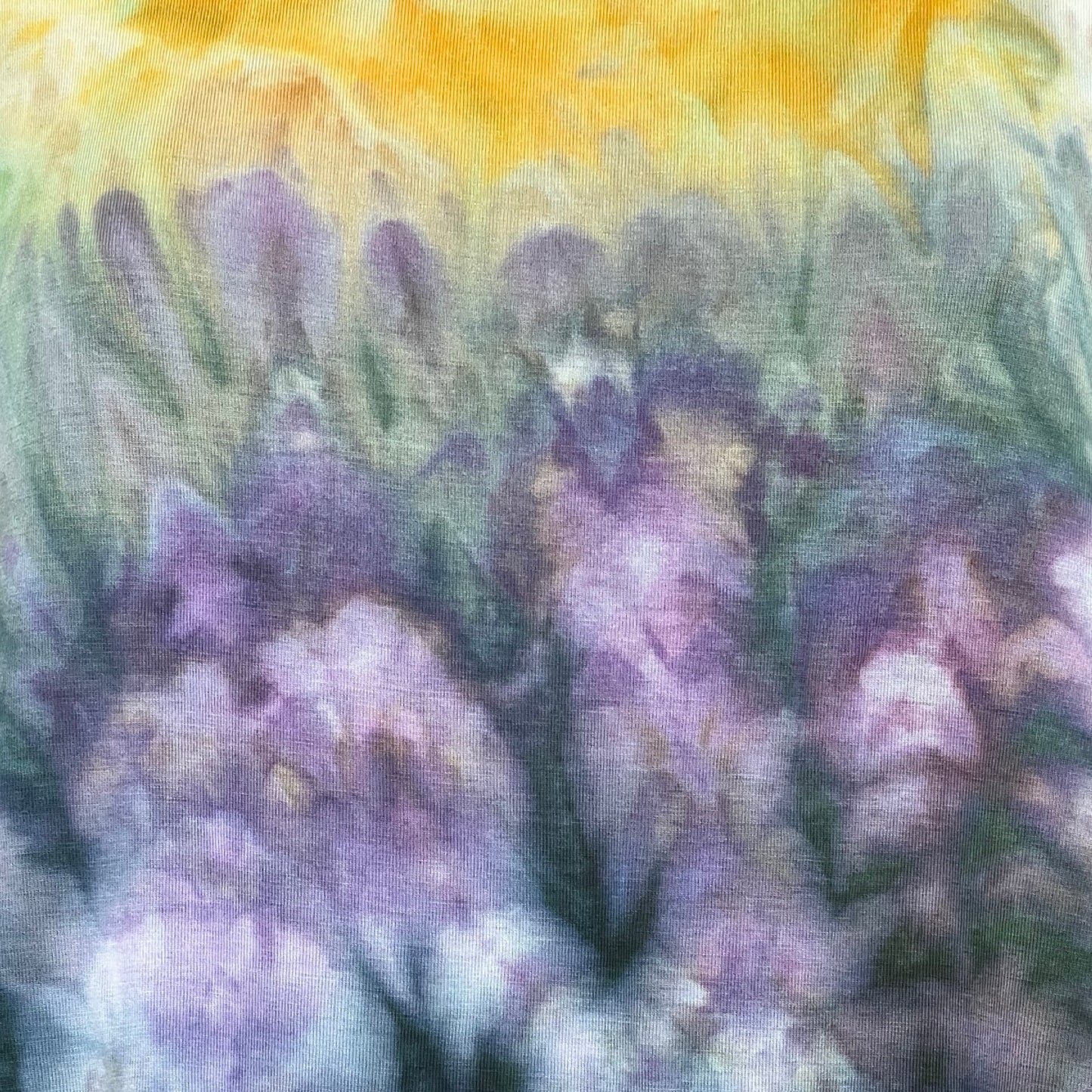 Cropped Poncho Top - Monet Flowers