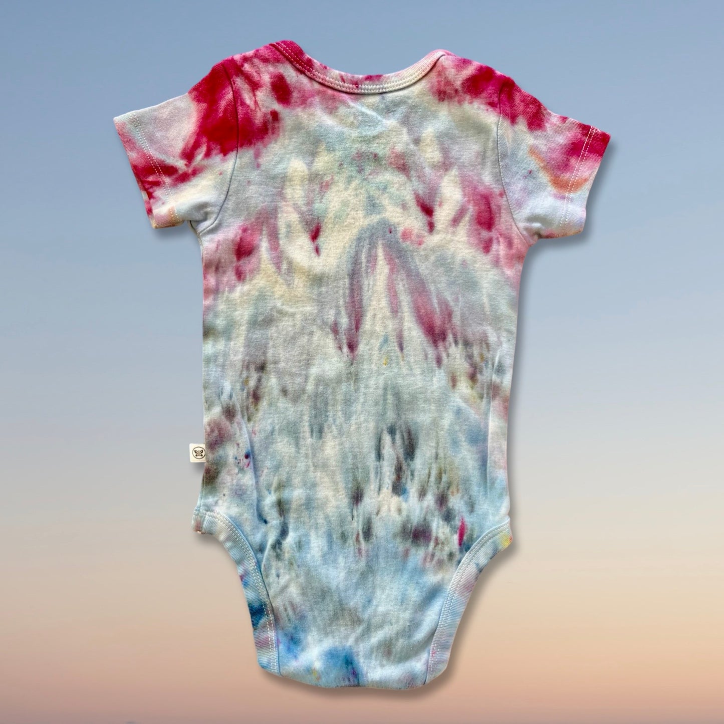 Tie Dye Baby One Piece - Organic Cotton - Cosmic Dust