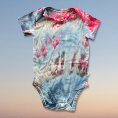 Tie Dye Baby One Piece - Organic Cotton - Cosmic Dust