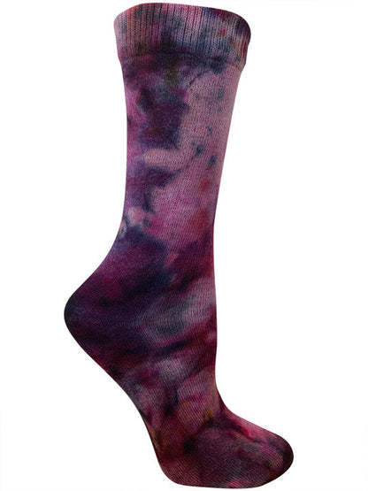 Purple Haze Tie Dye Organic Cotton Crew RocknSocks