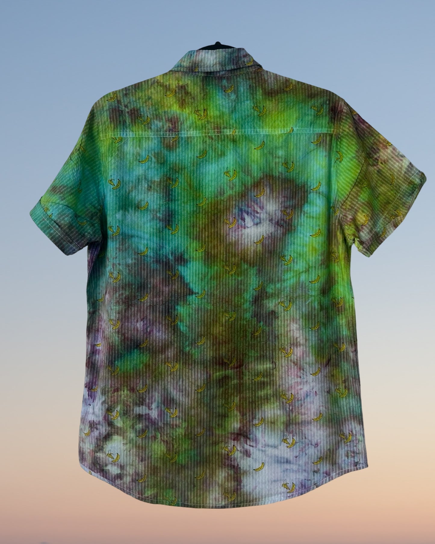 Short Sleeve Button Down Shirt - Gone Bananas - S