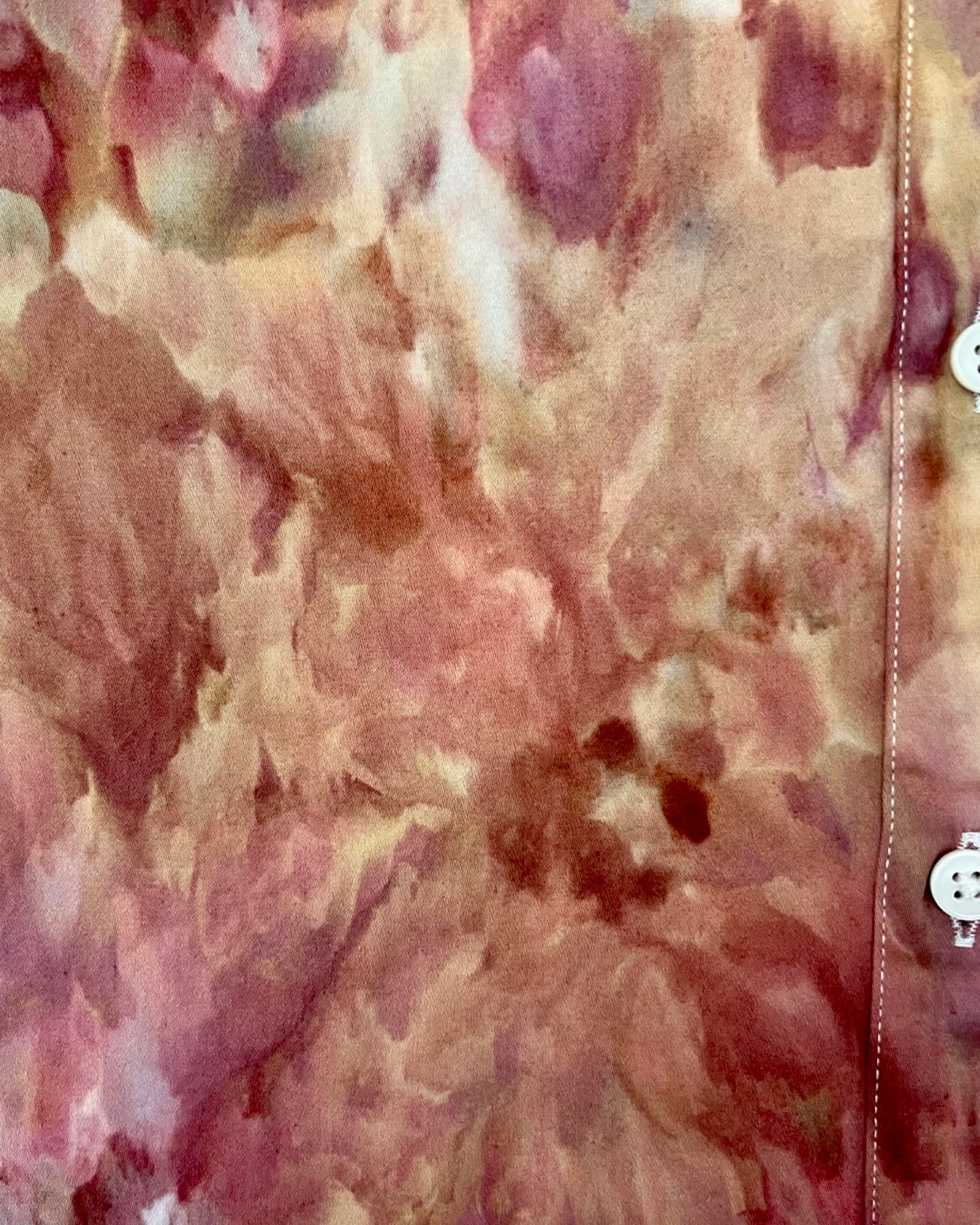 Ladies Button Down Shirt - Love Potion Flower - M