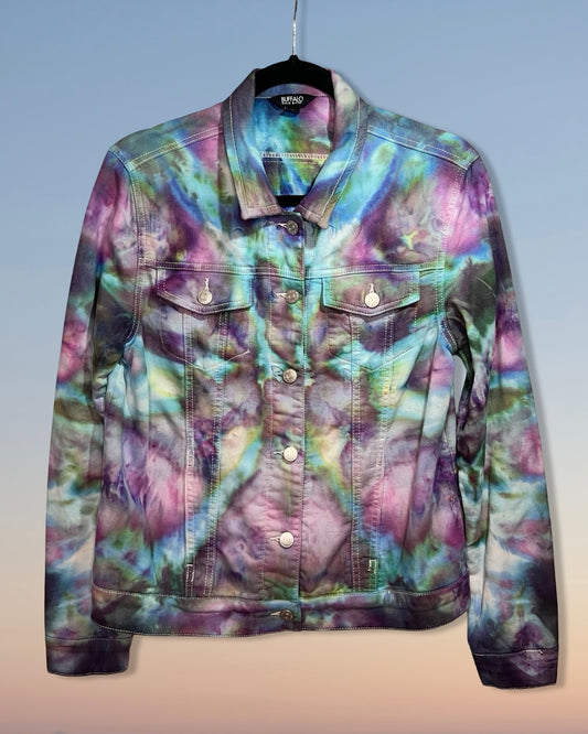 Ladies Cotton Stretch Denim Style Jacket - Alchemist Twist - S