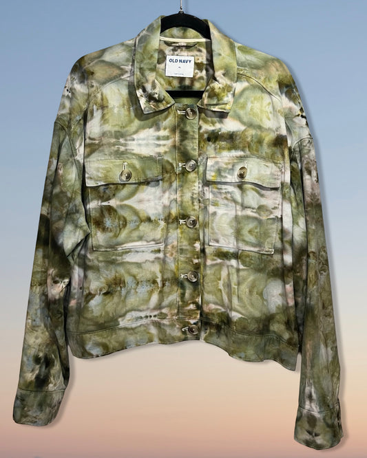 Camouflage tie dye jacket 