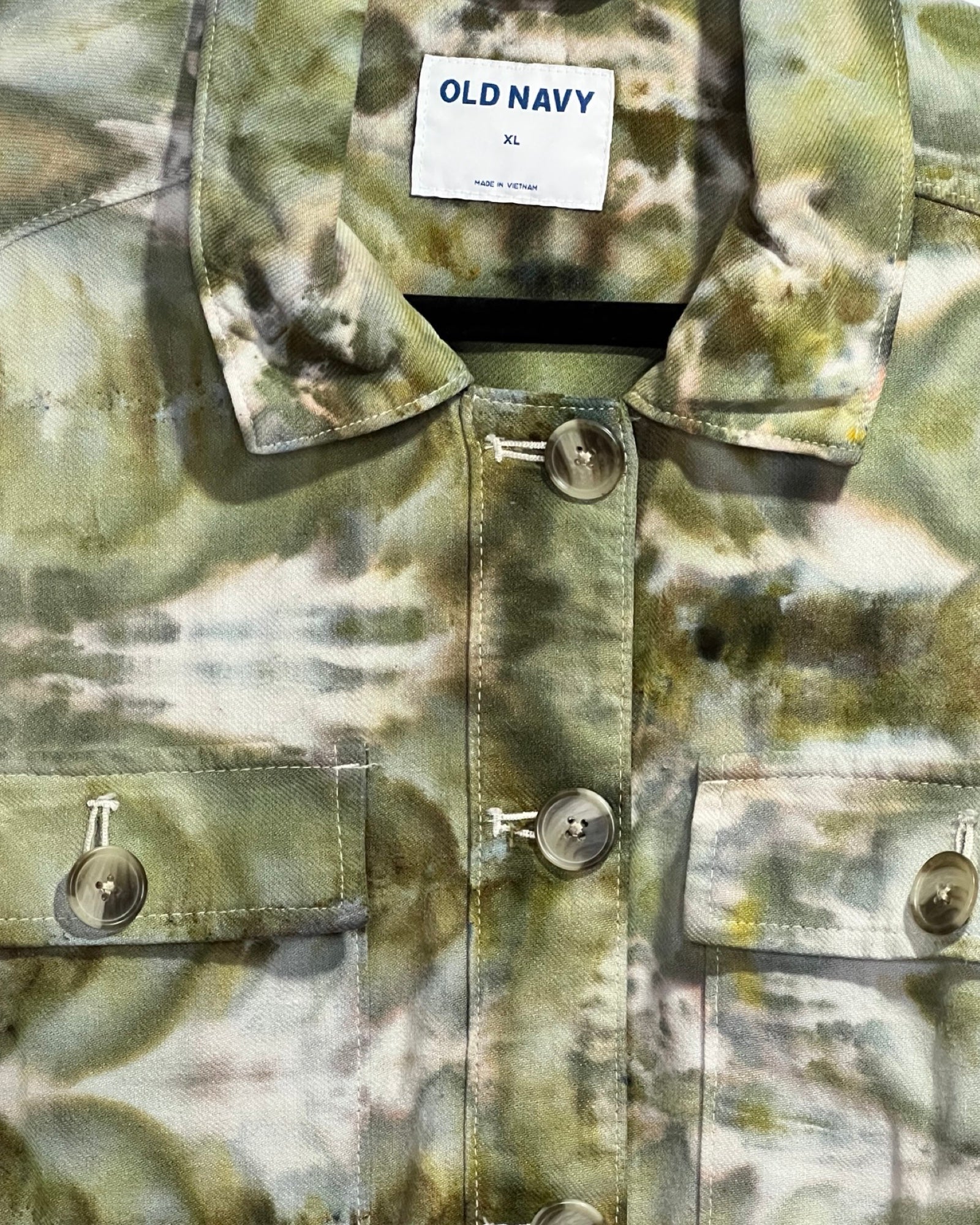 Camouflage tie dye jacket 