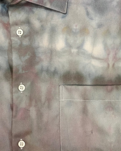 Long Sleeve Men's Dress Shirt - Touch of Gray - L