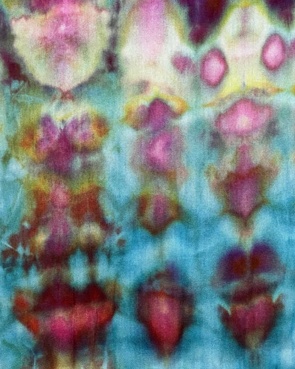 Ice Dyed Cotton Shawl - Alchemist