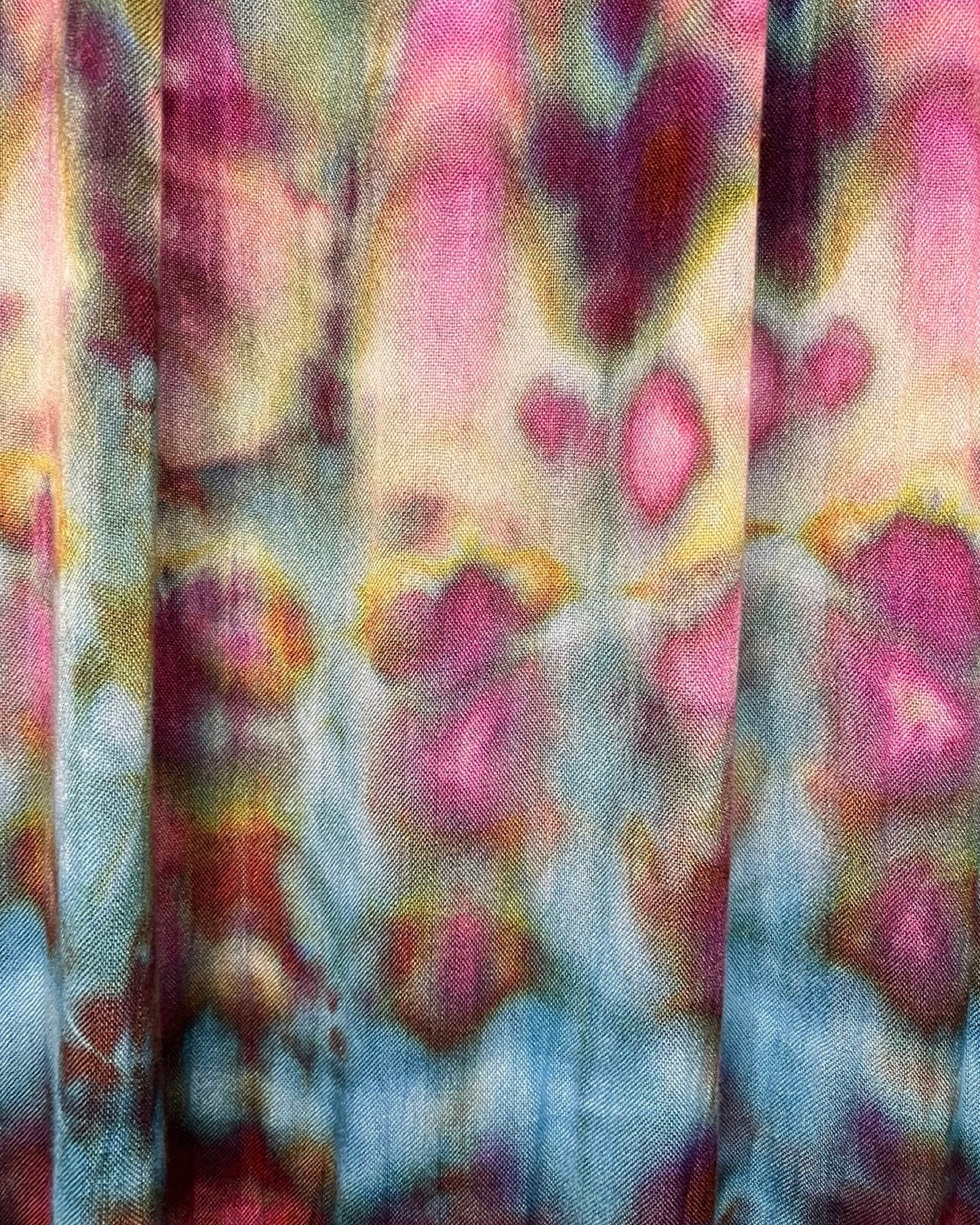 Ice Dyed Cotton Shawl - Alchemist