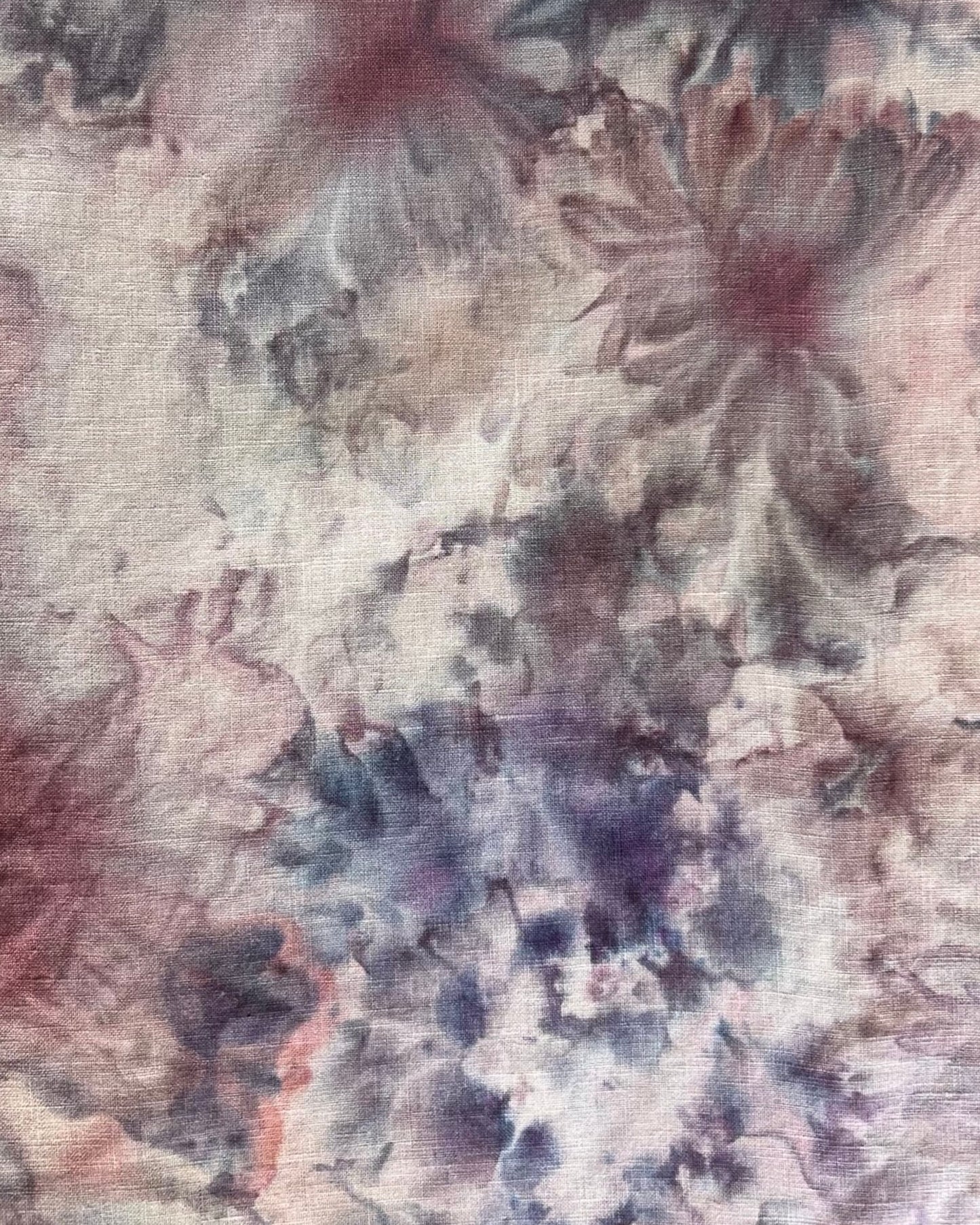 Abstract art with soft, blended colors on a textured surface