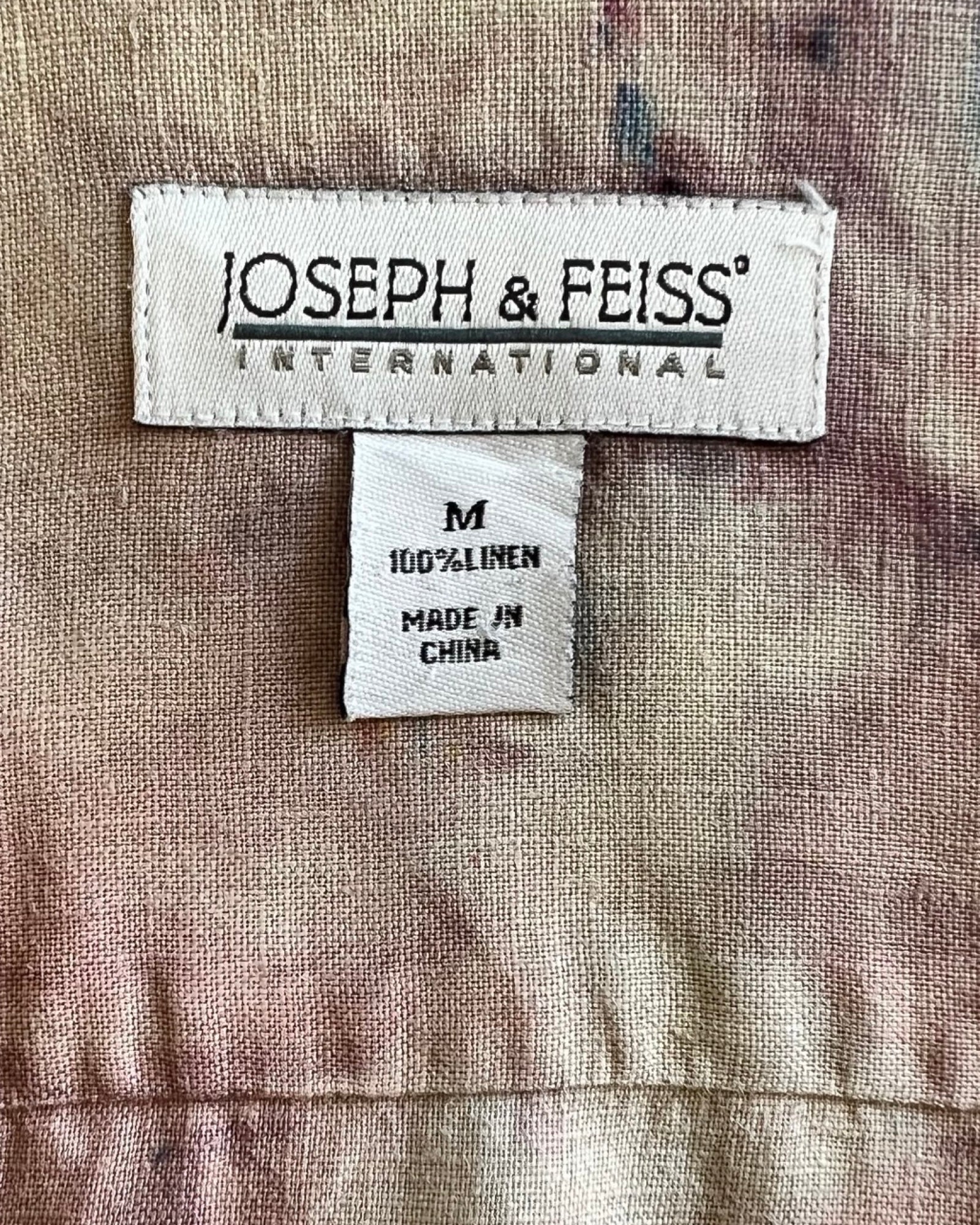 Label on up-cycled shirt