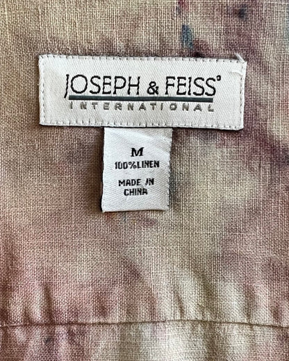 Label on up-cycled shirt