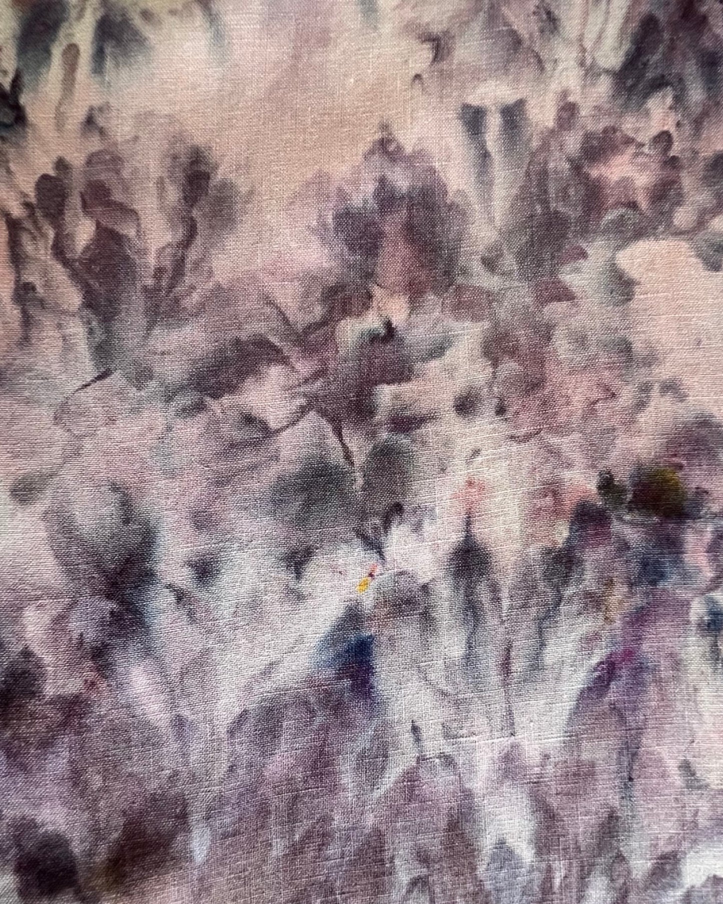 Short Sleeve Button Down Shirt - Lilac Blooms - M